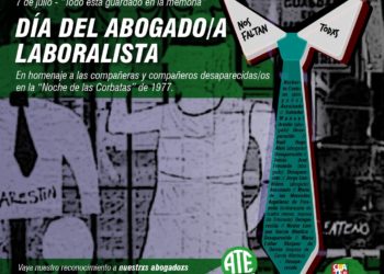 ATE saluda a las y los abogados laboralistas en su día