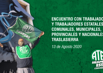 ATE Traslasierras: invitación a reunión con trabajadoras y trabajadores de la región