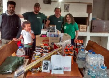 Incendios forestales: exitosa campaña solidaria de ATE para brigadistas.