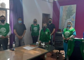 Se oficializó el reconocimiento de ATE  en la Municipalidad de Saldán