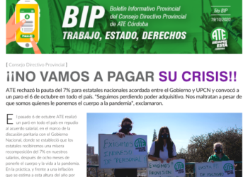 5to Boletín Informativo Provincial (BIP) de ATE Córdoba