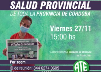 27/11 Plenario de las y los trabajadores de la salud provincial