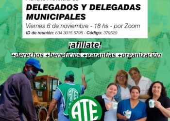 Plenario Provincial de Delegados y Delegadas Municipales de ATE Córdoba