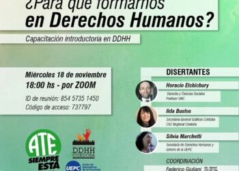 Conversatorio virtual sobre los DDHH y la clase trabajadora