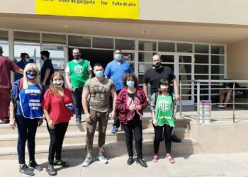 ATE logra cinco contratos para los últimos monotributos que quedaban en el Hospital Rawson