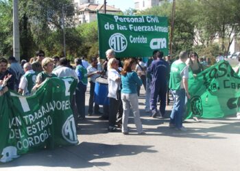 Jornada de lucha de los trabajadores civiles de las FFAA