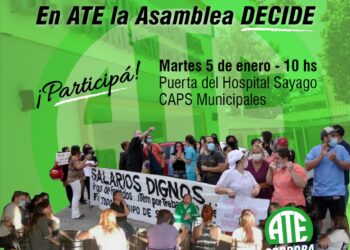 ATE Córdoba convoca a Asambleas ante la persecución y despidos de personal de salud municipal en Carlos Paz