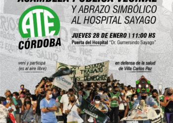 Carlos Paz: Asamblea Pública Vecinal y Abrazo al Hospital Municipal “Dr. Gumersindo Sayago”