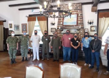 La Junta Interna de la Guarnición Aérea arranca el año con recorrida de los sectores y reuniones con las autoridades