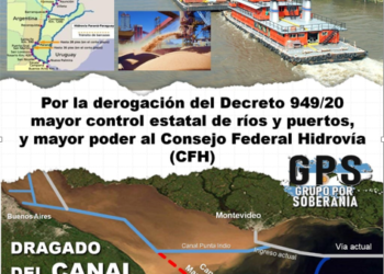 Hidrovía, la soberanía nacional en peligro