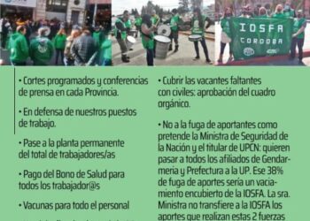 ATE Córdoba se moviliza este miércoles 12 de mayo a la sede de IOSFA