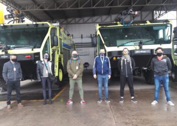 Giuliani realizó reuniones con afiliados y afiliadas de ANAC en el Aeropuerto Internacional de Córdoba