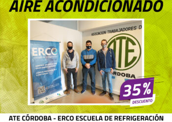 Nuevo convenio de ATE Córdoba y “ERCO – Escuela de Refrigeración”