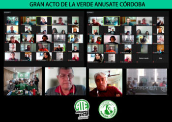 Gran Acto de la Verde ANUSATE Córdoba por el Día del Estatal