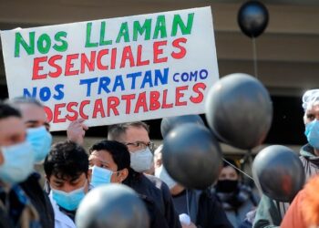 Nuevas medidas de fuerza de las y los trabajadores de la salud