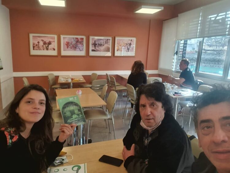 Gestiones en ATE Nacional: Julia Giuliani y César Theaux de recorrida por el CDN