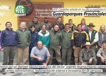 ATE saluda a los Guardaparques provinciales en su día