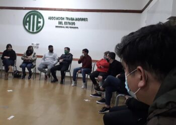 Río Tercero: asamblea de municipales en sede de ATE