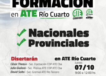 Río Cuarto: taller de capacitación para Delegados del Estado Provincial y Nacional