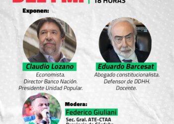 Las deudas se pagan, las estafas no: Charla abierta con Claudio Lozano y el jurista Eduardo Barcesat
