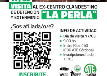 La conducción de ATE Córdoba realizará una visita al Espacio de la Memoria La Perla
