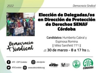 La SENAF elije delegados y delegadas