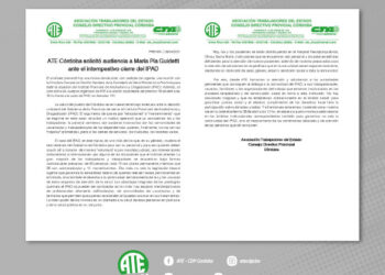 ATE Córdoba solicitó audiencia a María Pía Guidetti ante el intempestivo cierre del IPAD