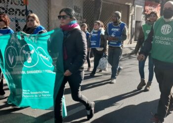 La SAF se movilizó hoy junto a la Unidad Piquetera