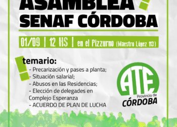 SENAF: asamblea hoy a las 12 horas en el Pizzurno para proseguir el plan de lucha