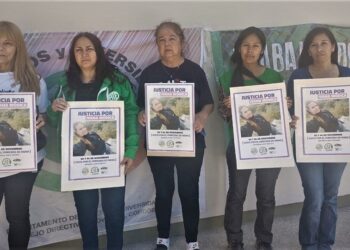 ATE Córdoba participa en Cruz del Eje del inicio del juicio contra el femicida de Ivana Módica