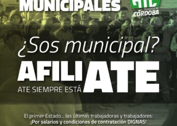 Día de las y los Municipales: enormes desafíos en un sector donde ATE Córdoba no para de crecer