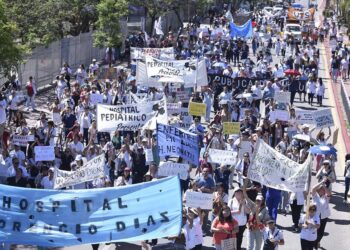 La Salud en Lucha: las y los trabajadores volvieron a marchar ayer