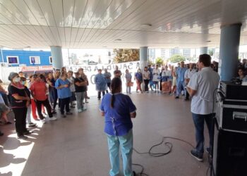 Se cumplió hoy la jornada de protesta en los hospitales públicos