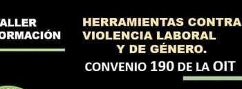 Adelia María: Taller de Formación sobre violencia de género y laboral en el Estado
