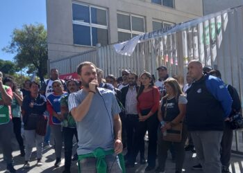 ATE y organizaciones hermanas nos movilizamos a Tribunales para acompañar a Federico Giuliani