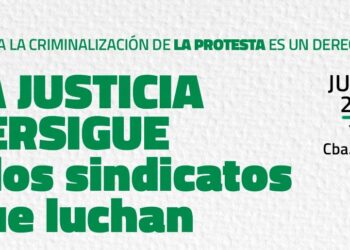 Criminalización de la protesta: mañana marchamos a Tribunales en solidaridad con Federico Giuliani
