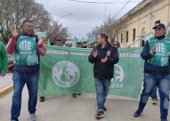 Cura Brochero: la protesta de ATE abrió una mesa de diálogo para canalizar la reincorporación de las y los 29 despidos