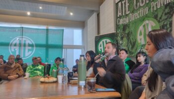 Federico Giuliani en el plenario de la Verde y Violeta: “en ATE hay dos modelos en disputa”