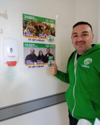 Elecciones del 9 de agosto: la Verde y Violeta visitó el Hospital Florencio Díaz