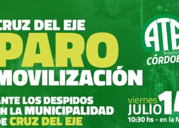 Cruz del Eje: Paro mañana por los 11 despidos en la Municipalidad