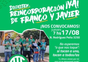 Dioxitek: ATE ira mañana al paro por la reincorporación de los dos despidos