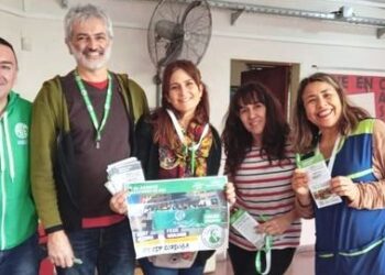 Salud: la Verde y Violeta recorrió más sectores de trabajo