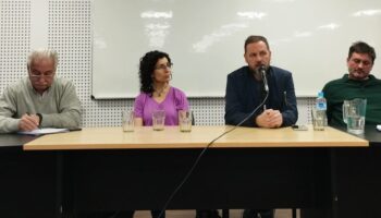 Giuliani participó ayer de un panel de sindicalistas sobre el rol del Estado en la UNC
