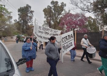 El Hospital Misericordia se movilizó y va al paro mañana