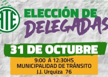 Eligen delegadas de ATE en la localidad de Tránsito