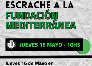 “Escrache” a la Fundación Mediterránea