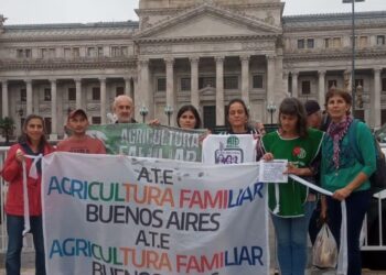 Agricultura Familiar estuvo presente en el Congreso junto al plan de lucha nacional