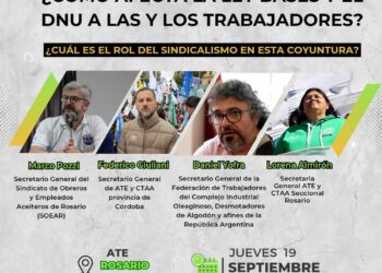 Giuliani participará de una Charla-Debate en Rosario