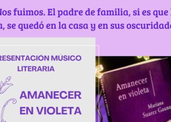 Actividad músico-literaria en ATE con la presentación del libro Amanecer en Violeta