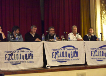 Giuliani participó de un Encuentro Sindical Combativo en Capital Federal